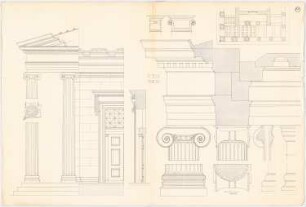 Dorischer Tempel: Ansicht, Details