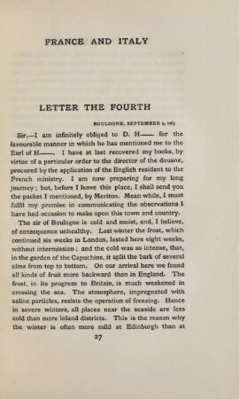 Letter the fourth