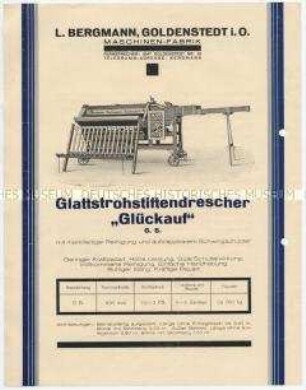 Glattstrohstiftendrescher