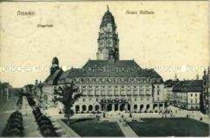 Das neue Rathaus in Dresden