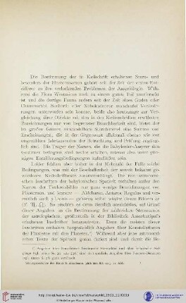 Zenit- und Aequatorialgestirne am babylonischen Fixsternhimmel