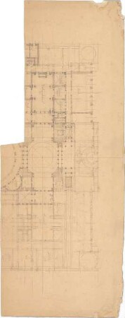 Bühlmann, Josef; Berlin; Reichstag - Teilgrundriss
