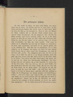 Die zertanzten Schuhe.