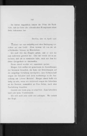 Berlin, den 26. April 1906