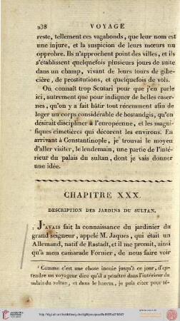 Chapitre XXX