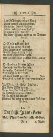 16. Die süsse Jesus-Liebe