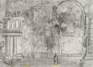 Heiligenbilder in Kapelle