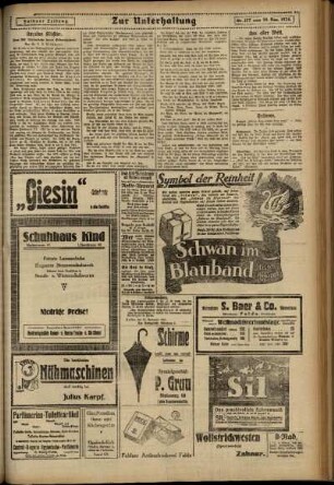 Zweite Ausgabe vom Freitag, den 28. November 1924.