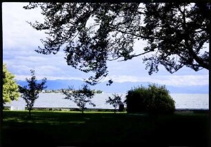 Lindau: Blick von Terrasse des Hotel Tannenhof