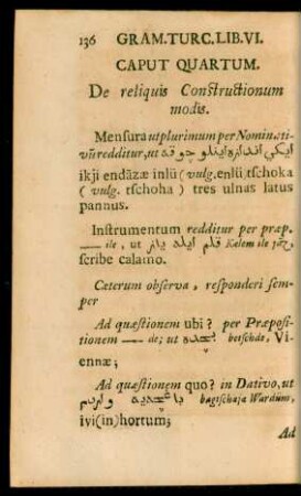 Caput Quartum. De reliquis Constructionum modis.
