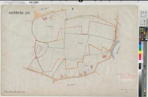 Wersen (Lotte), Zusammenlegung Büren, Urkarte 2 Wersen Flur 19