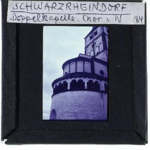 Schwarzrheindorf, Doppelkirche St. Maria und Clemens : Nordostansicht, Chor