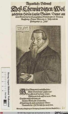 Bildnis Caspar Gnann