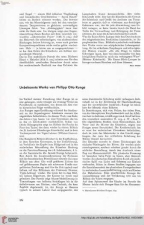 48: Unbekannte Werke von Phillip Otto Runge
