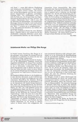 48: Unbekannte Werke von Phillip Otto Runge