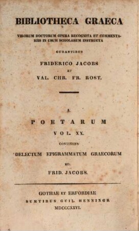 Delectus epigrammatum graecorum