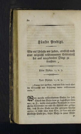 Fünfte Predigt.