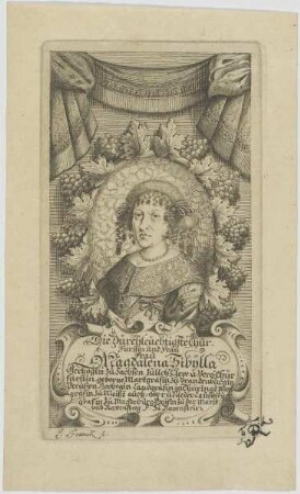 Bildnis der Magdalena Sibylla, Hertzogin zu Sachsen