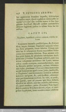 Caput CVI.