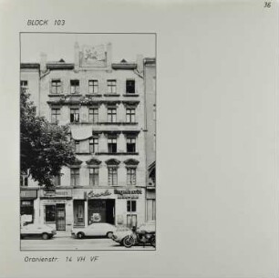 Fotografie: Oranienstr. 14, 1983