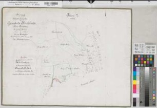 Hövel (Sundern), Teilung der Gemarkung Hövel, Bl.4 Brouillonkarte Kirchlinde Flur 7