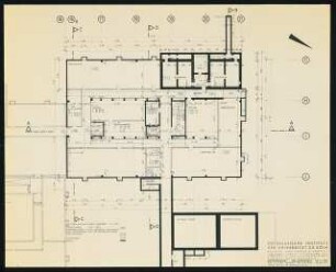 Physikalische Institute der Universität Köln: Kernphysik Kellergeschoss 1:100, Blattnummer 041