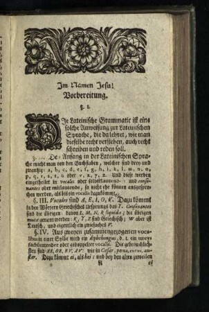 Im Namen Jesu! Vorbereitung