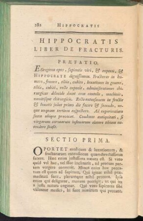 Hippocratis Liber De Fracturis
