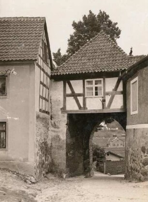Pasłęk (Preußisch Holland). Das Mühlentor (Innenansicht)