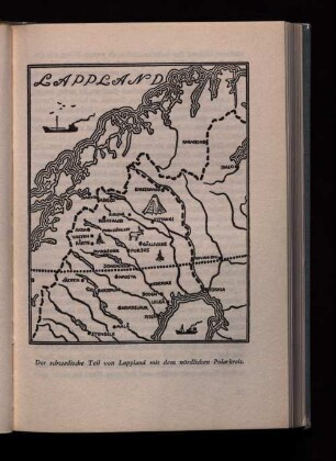 Der schwedische Teil von Lappland mit dem nördlichen Polarkreis