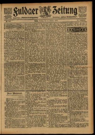 Ausgabe vom Freitag, den 16. Oktober 1903.