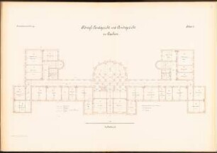 Land- und Amtsgericht, Aachen: Grundriss 2.OG 1:100