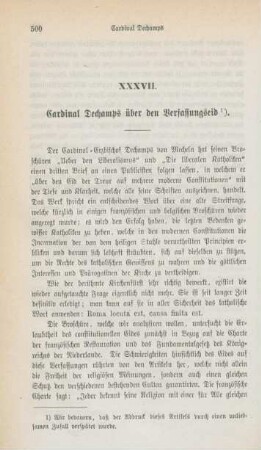 500-519 Cardinal Dechamps über den Verfassungseid