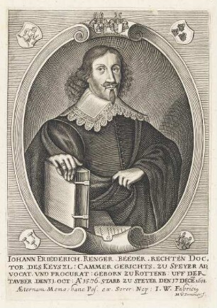 Bildnis des Iohann Friederich Renger