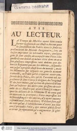 Avis Au Lecteurs
