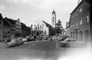 Lindau: Platz mit Kirche
