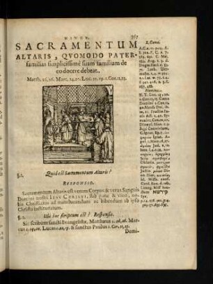 367-376, Sacramentium Altaris, Quomodo Paterfamilias ...