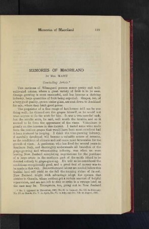 Memories of Maoriland