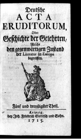 Fünf und dreyßigster Theil.