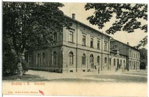 Rochlitz. Bahnhof
