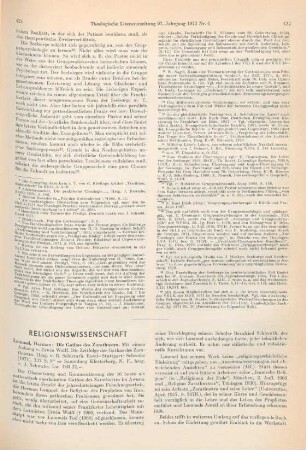 421-424 [Rezension] Lommel, Herman, Die Gathas des Zarathustra