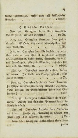 c) Einfache Sorten
