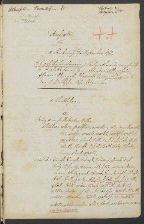 Sprachaufsatz aus Albersfeld OA Ravensburg