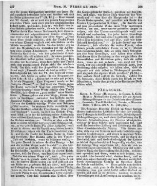 Ehrlich, C. G.: Methodischer Leitfaden für die Sprachbildungsübungen in der Unterclasse einer Elementarschule. Soest: Nasse 1834