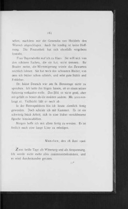 München, den 18. Juni 1906