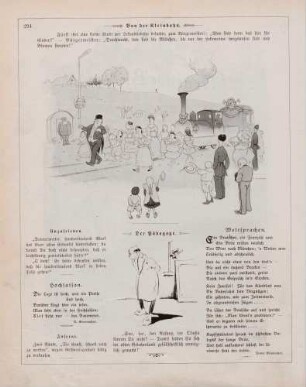 "Von der Kleinbahn" "Der Pädagoge"
