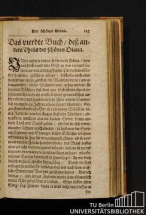 Das vierdte Buch/deß andern Theils der schönen Diana.