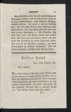 Eilfter Brief.