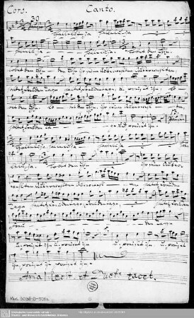 Canto Coro.