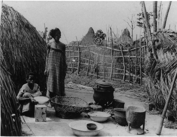 Hausa homestead, no localisation, prob. Cameroon, ev. Bertua